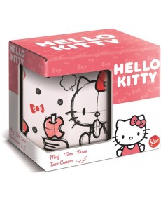 TAZA CERAMICA 325 ML EN CAJA REGALO HELLO KITTY