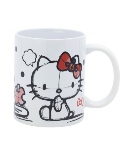 TAZA CERAMICA 325 ML EN CAJA REGALO HELLO KITTY