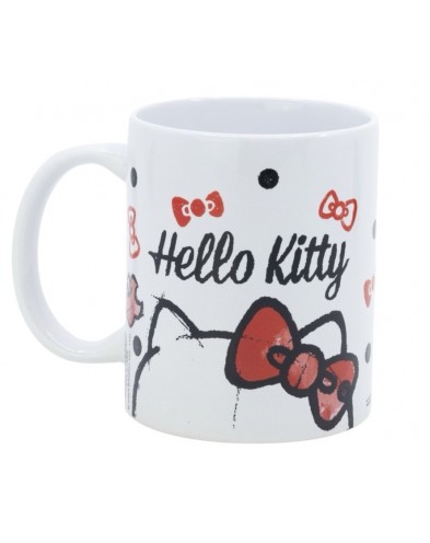 TAZA CERAMICA 325 ML EN CAJA REGALO HELLO KITTY