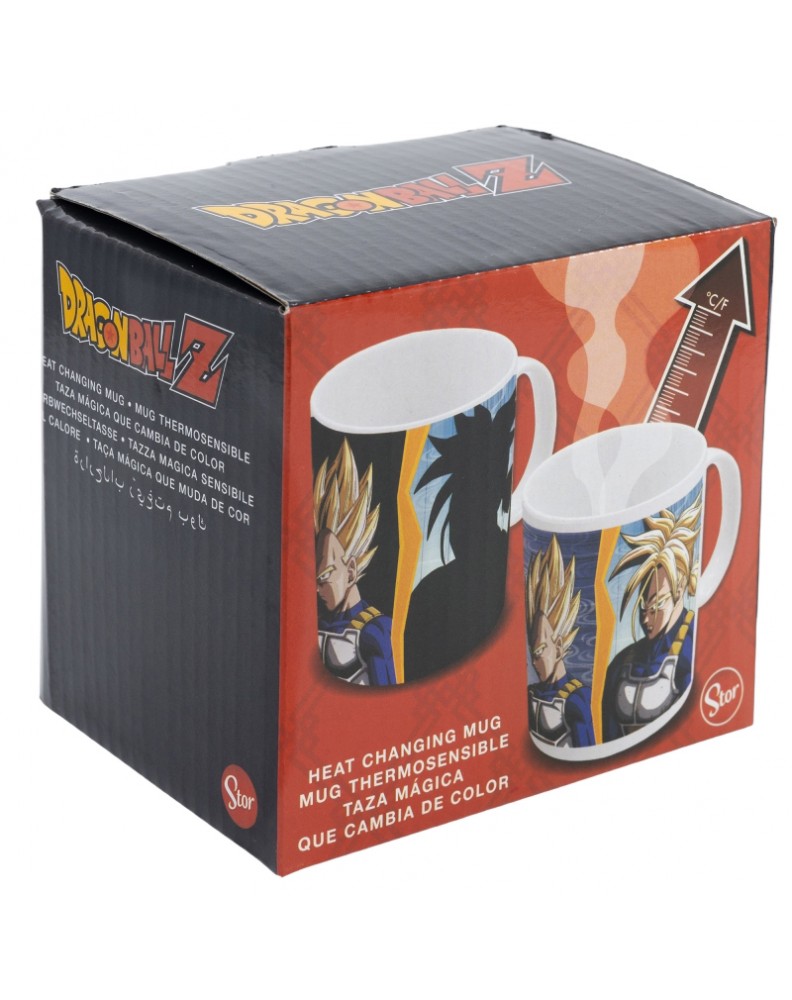TAZA CERAMICA 325 ML CHANGING COLOR EN CAJA REGALO DRAGON BALL Z