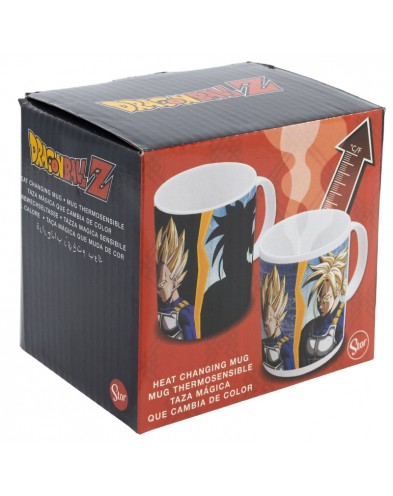 TAZA CERAMICA 325 ML CHANGING COLOR EN CAJA REGALO DRAGON BALL Z