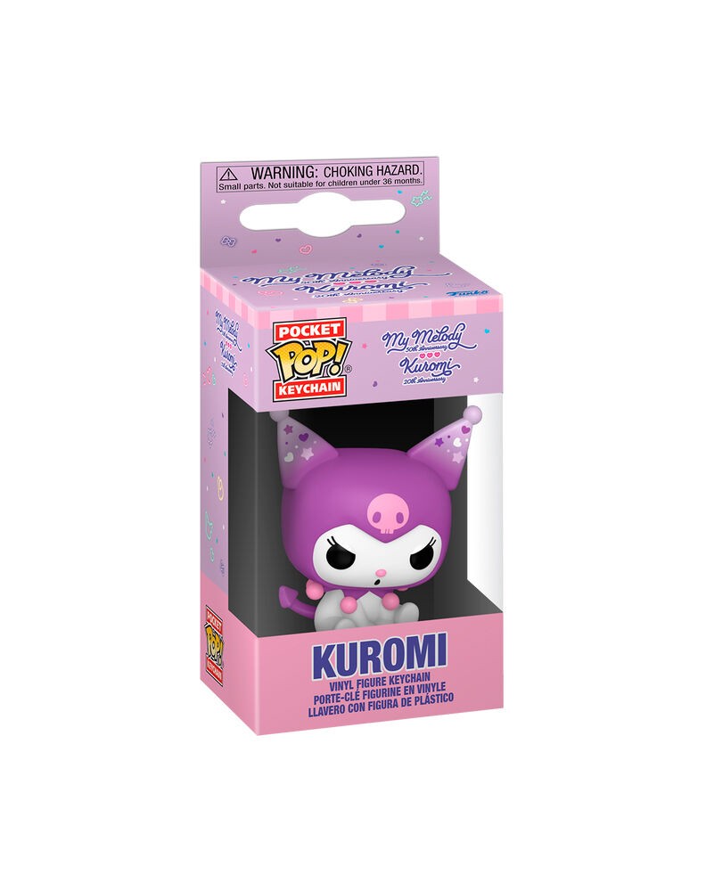 LLAVERO FUNKO-KUROMI GRUMPY-HELLO KITTY 20TH ANNIVERSARY