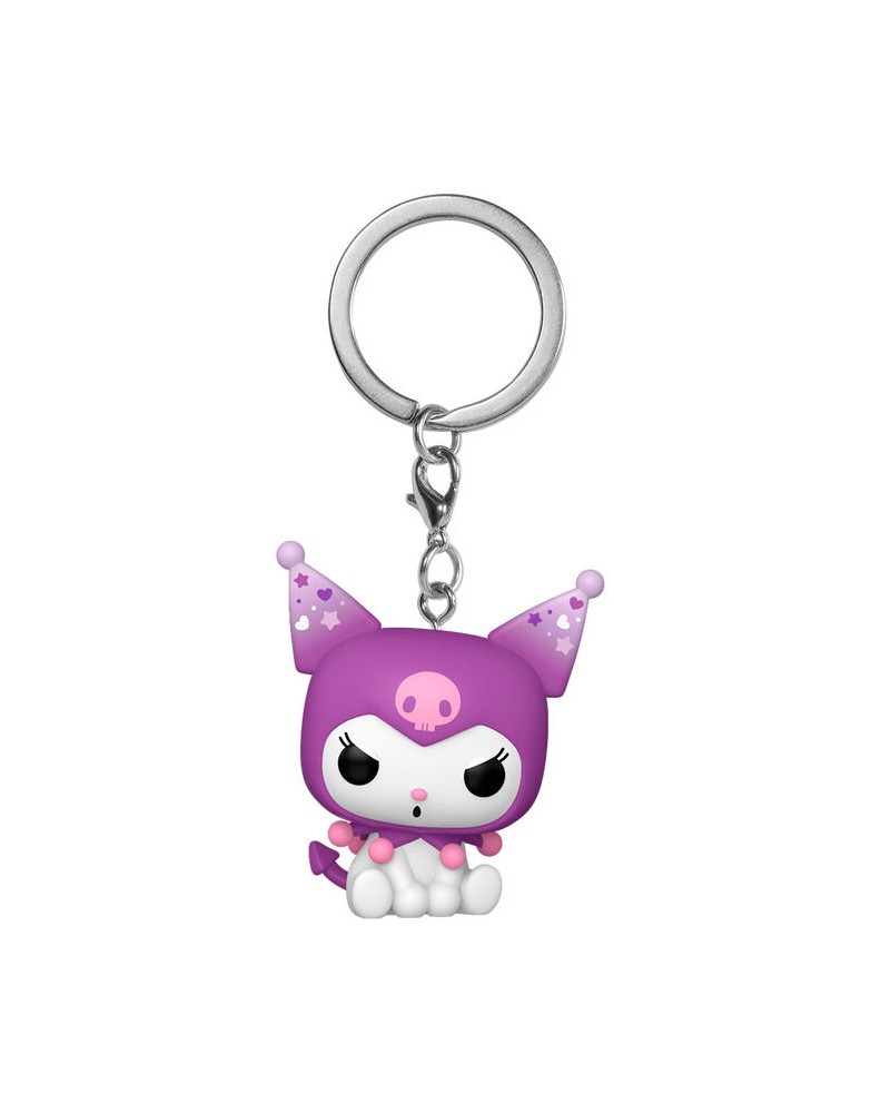 KEYCHAIN FUNKO-KUROMI GRUMPY-HELLO KITTY 20TH ANNIVERSARY