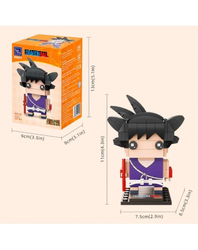 GOKU DRAGON BALL CONSTRUCTION KIT 11CM 152 PCS