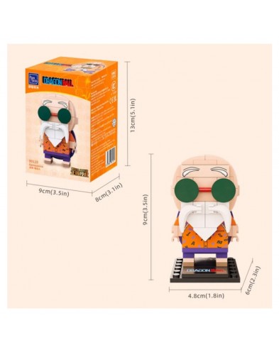 KAME-SENNIN MUTENROSHI DRAGON BALL CONSTRUCTION KIT 11CM 129 PCS