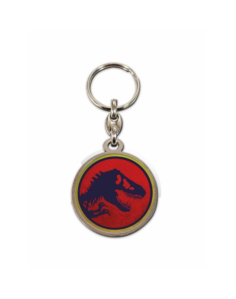 JURASSIC PARK LOGO ROUND KEYCHAIN