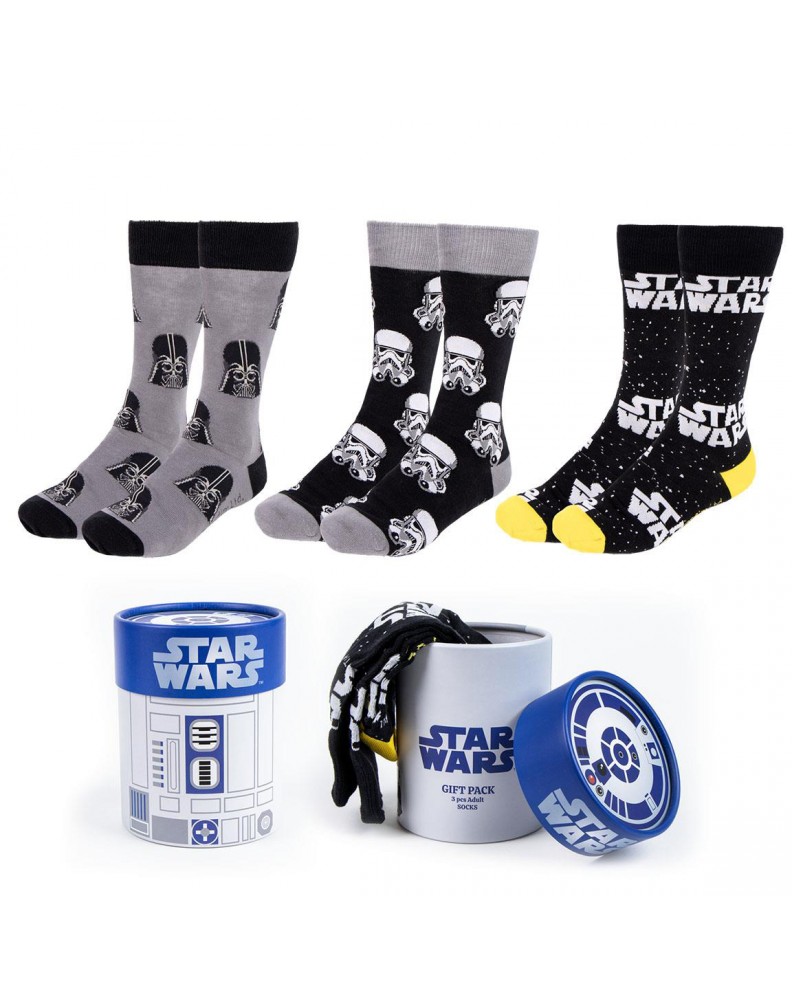 SET OF 3 STAR WARS ADULT SOCKS