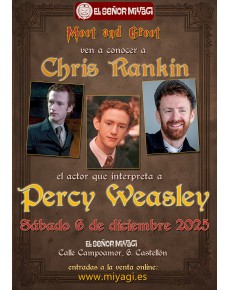copy of Entrada Percy Weasley - Chris Rankin - hora: 10:15 (1 autógrafo + 1 selfie)