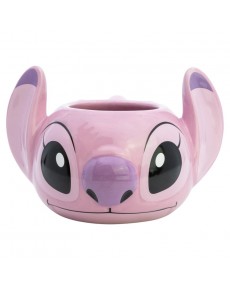 TAZA 3D CERAMICA ANGEL-LILO & STITCH 400ML