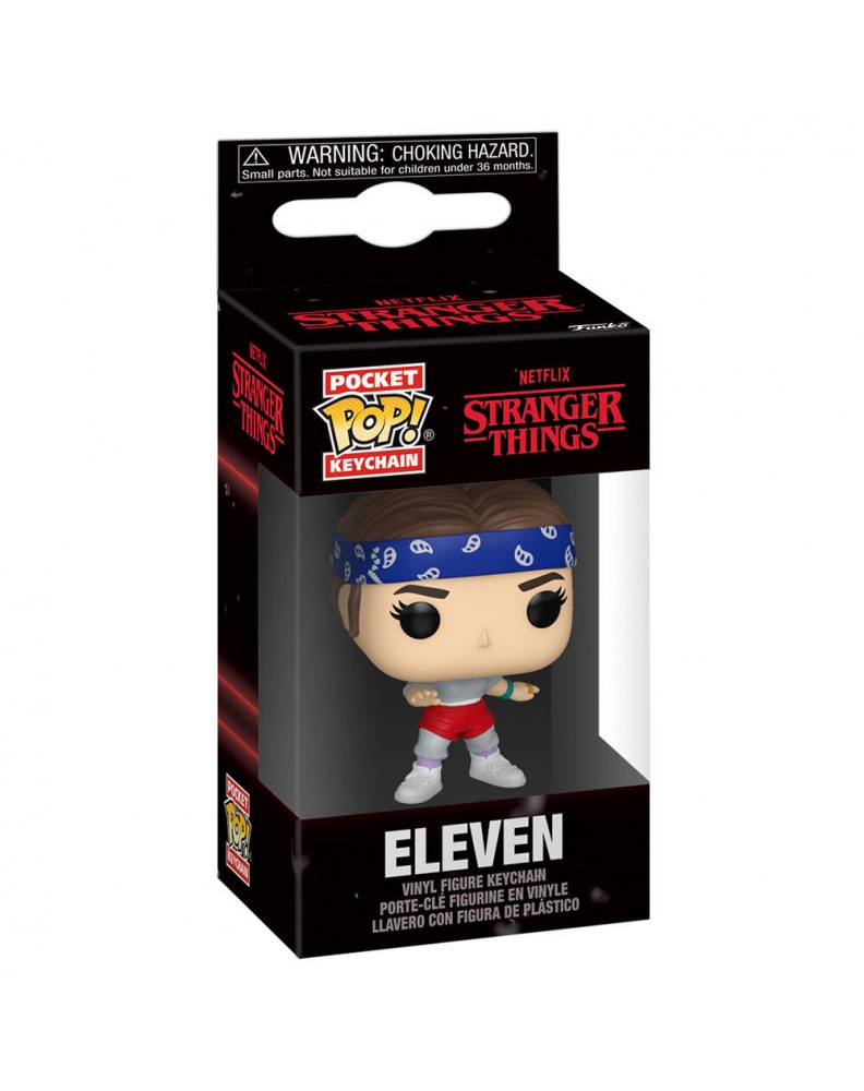 KEYCHAIN POKET POP-STRANGER THINGS 5 - ELEVEN WITH BANDANA