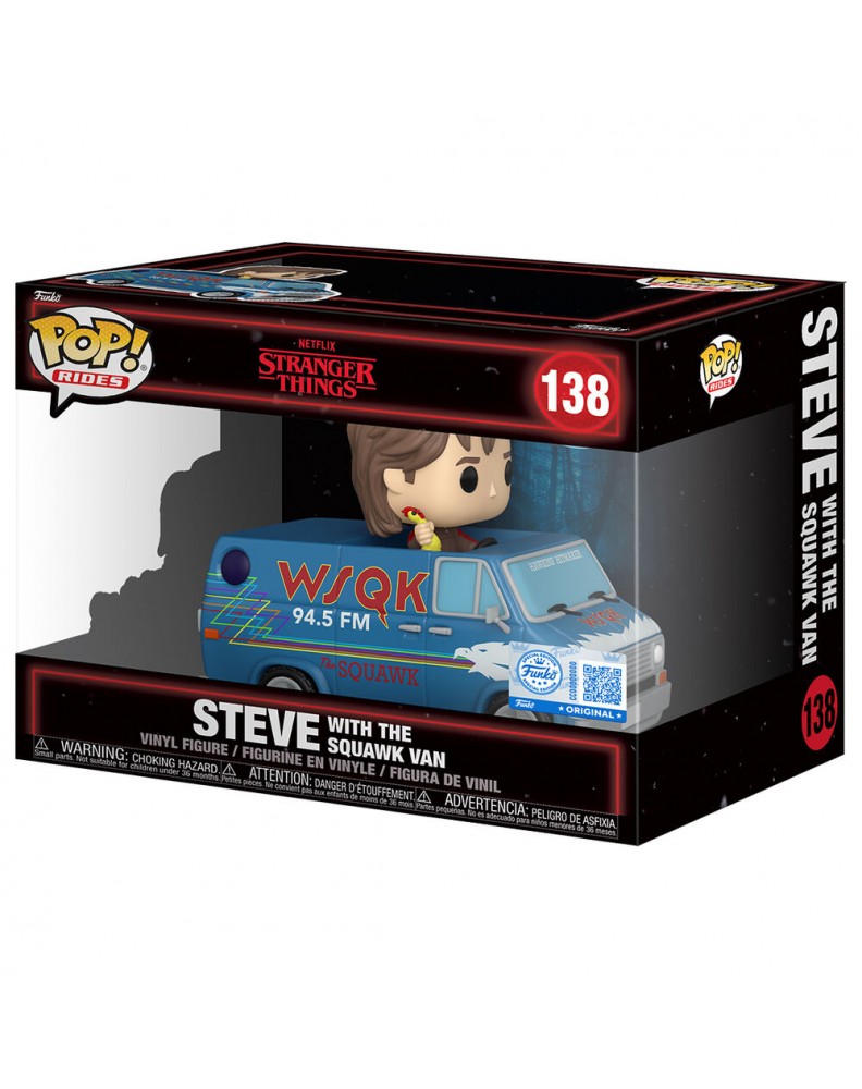 FUNKO POP! RIDES STRANGER THINGS 5 - STEVE WITH SQUAWK VAN