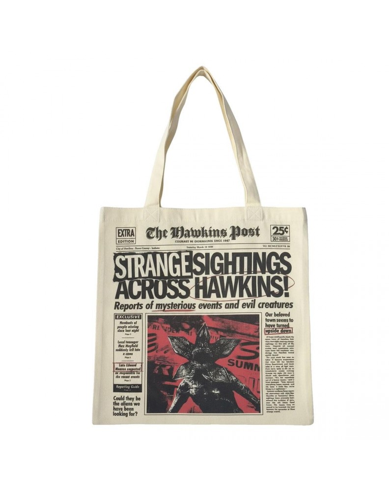 BOLSA SHOPPING STRANGER THINGS “NEWSPAPER”