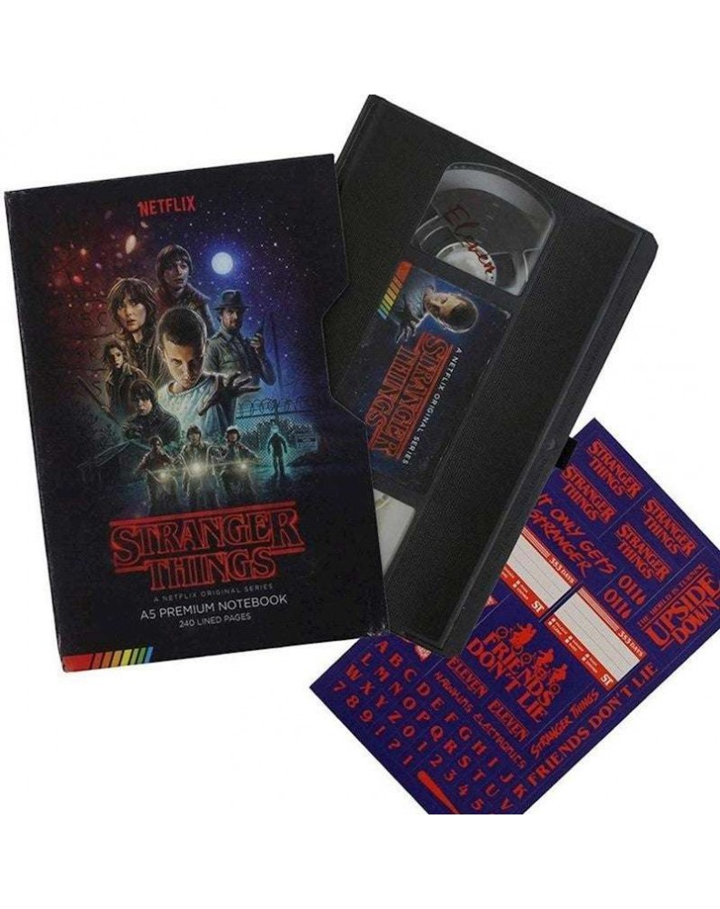 NOTEBOOK A5 PREMIUM VHS STRANGER THINGS