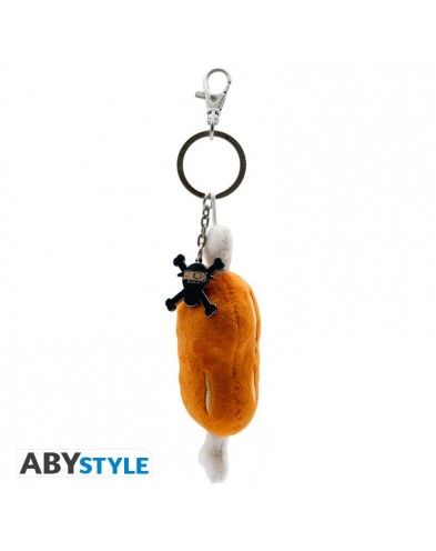 ONE PIECE BEEF AND BONE PLUSH KEYCHAIN