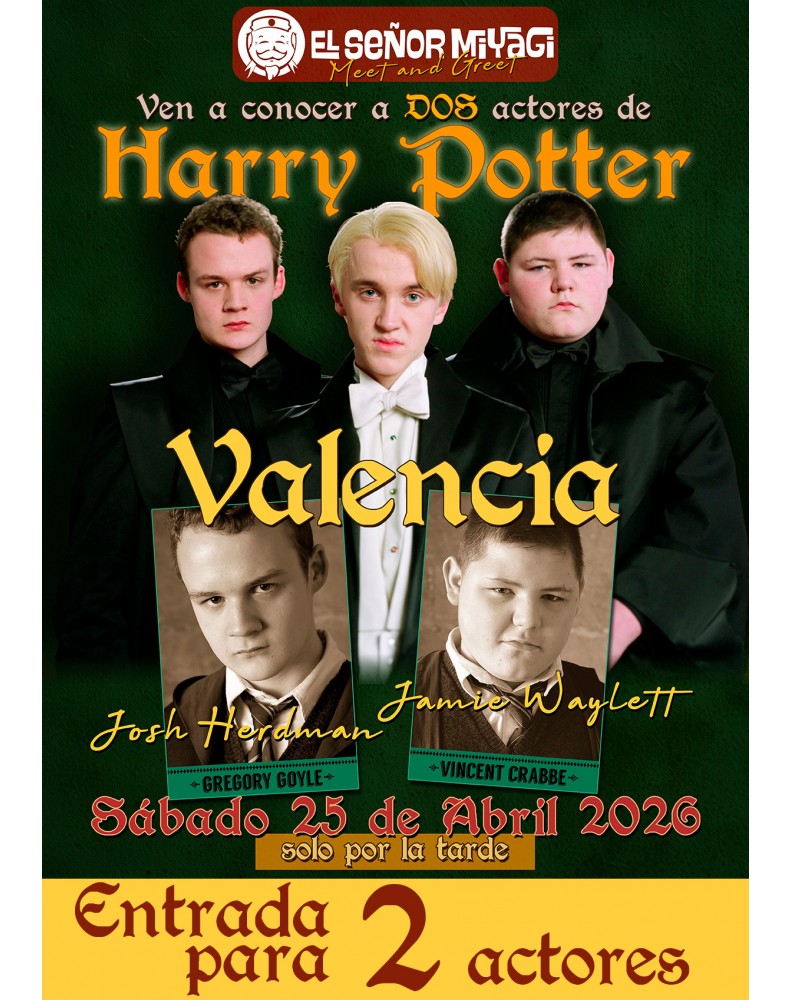 copy of Entrada Percy Weasley - Chris Rankin - hora: 10:15 (1 autógrafo + 1 selfie)