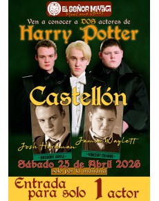 copy of Entrada Percy Weasley - Chris Rankin - hora: 10:15 (1 autógrafo + 1 selfie)