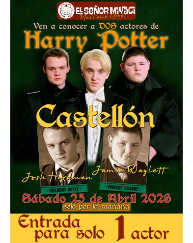 copy of Entrada Percy Weasley - Chris Rankin - hora: 10:15 (1 autógrafo + 1 selfie)