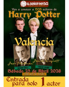 ENTRADA -VALENCIA-SOLO UN ACTOR- JOSH HERDMAN Y JAMIE WAYLETT - (1 autógrafo + 1 selfie)
