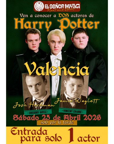 ENTRADA -VALENCIA-SOLO UN ACTOR- JOSH HERDMAN Y JAMIE WAYLETT - (1 autógrafo + 1 selfie)