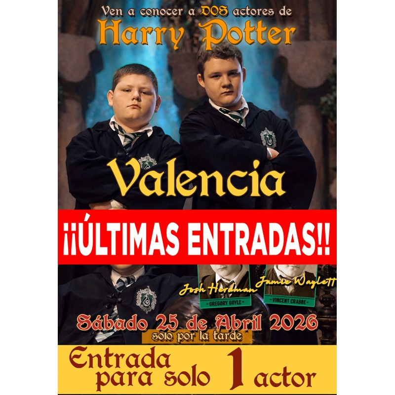copy of Entrada Percy Weasley - Chris Rankin - hora: 10:15 (1 autógrafo + 1 selfie)