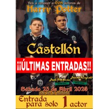 ENTRADA -CASTELLÓN-SOLO UN ACTOR- JOSH HERDMAN Y JAMIE WAYLETT - (1 autógrafo + 1 selfie)