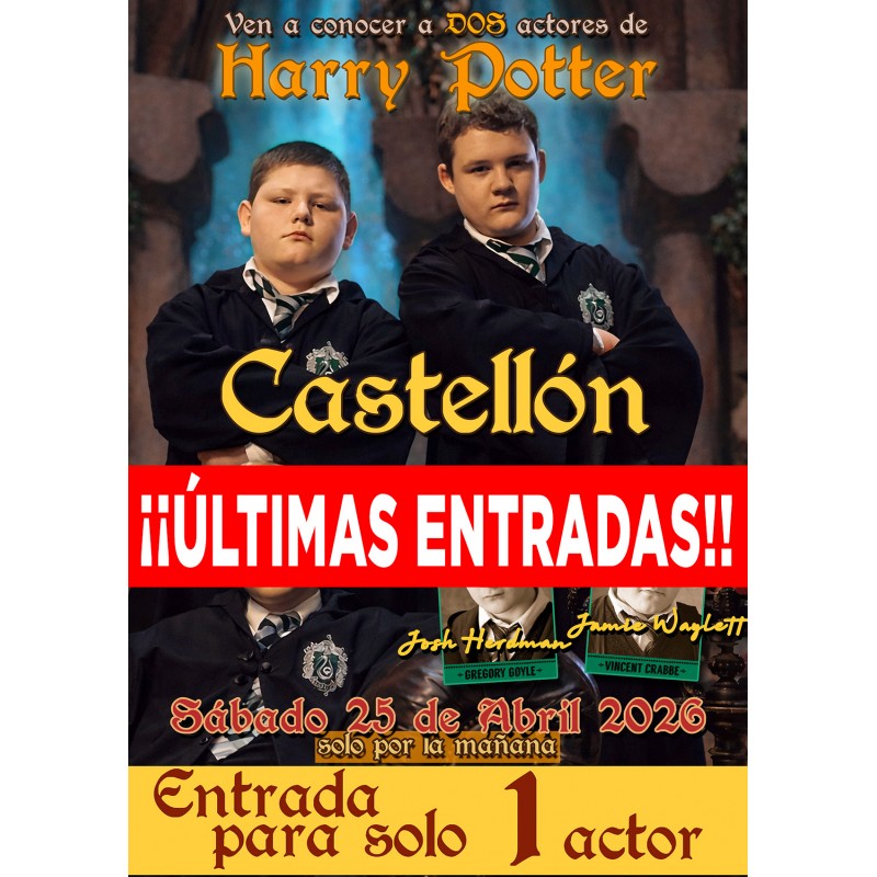 copy of Entrada Percy Weasley - Chris Rankin - hora: 10:15 (1 autógrafo + 1 selfie)