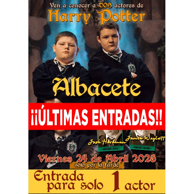 copy of Entrada Percy Weasley - Chris Rankin - hora: 10:15 (1 autógrafo + 1 selfie)