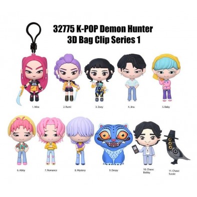 SOBRE SORPRESA BAG CLIP 3D K-POP DEMON HUNTER FOAM