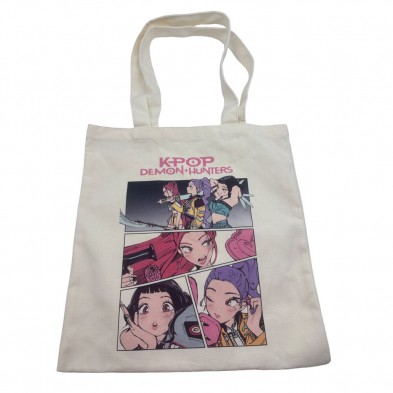 TOTE BAG ALGODON KPOP DEMON HUNTER