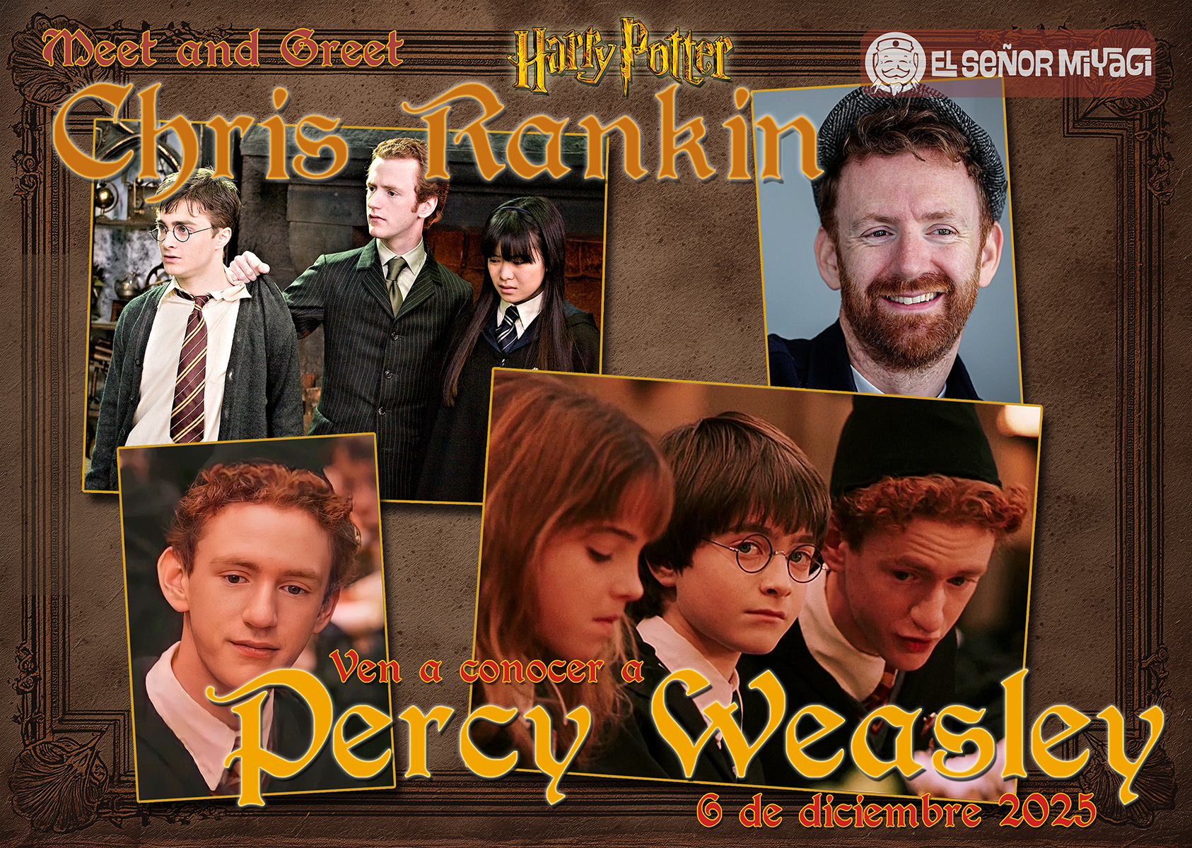Entrada Percy Weasley - Chris Rankin 6 de diciembre 2025